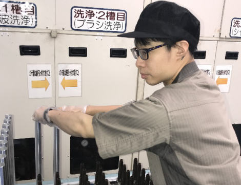仕事の様子