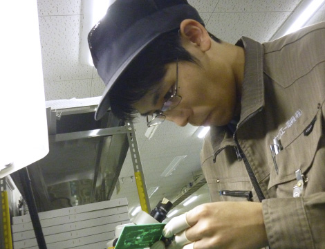 仕事の様子