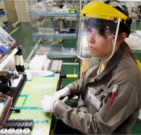 仕事の様子