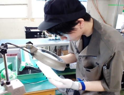 仕事の様子