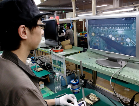 仕事の様子
